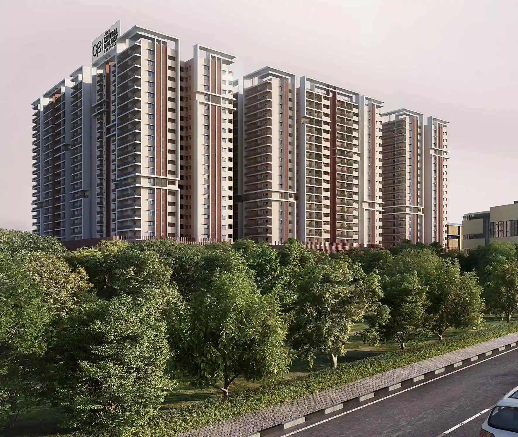 Jain's Central Park East - 2 & 3 BHK Gated Community in Narapally Uppal