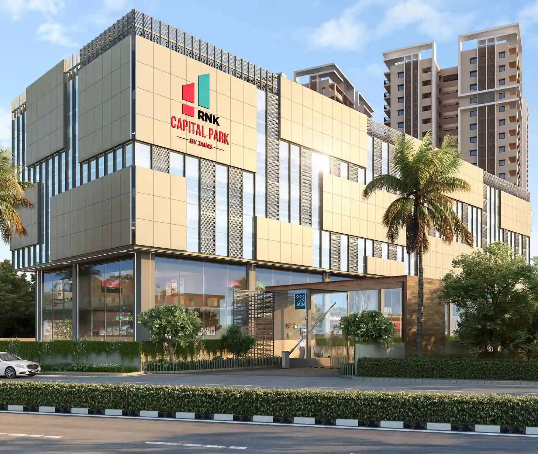 RNK Capital Park by Jains - Modern Commercial Space in Narapally Hyderabad